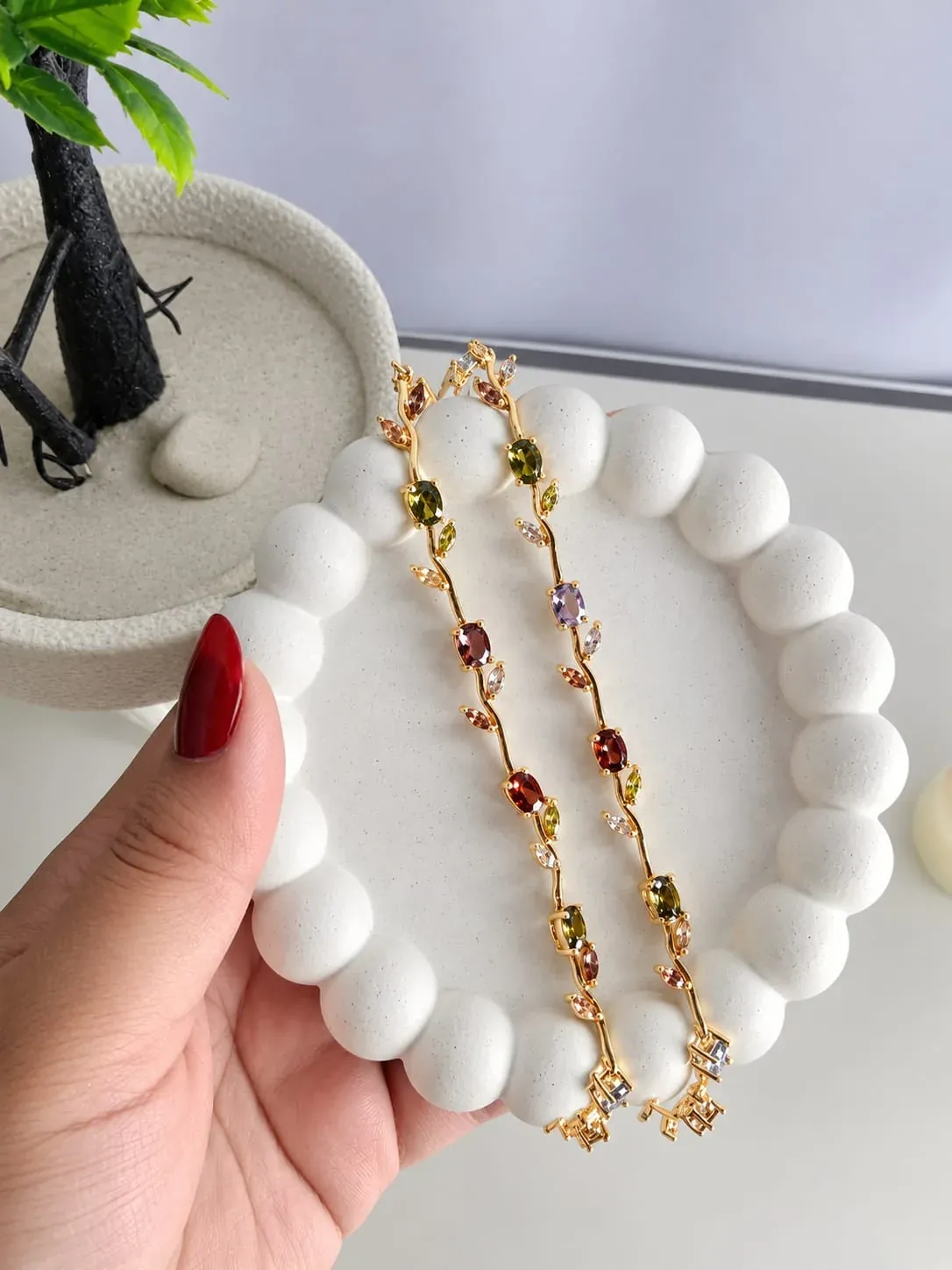 Rainbow Gem Bracelet